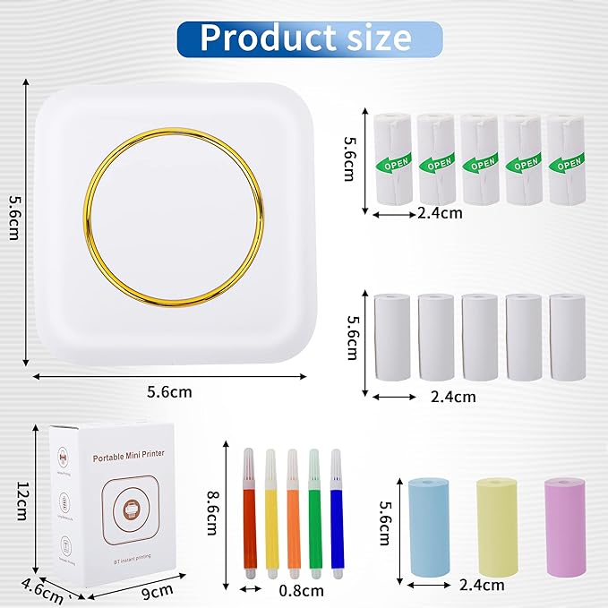 Portable Mini Pocket Thermal Printer