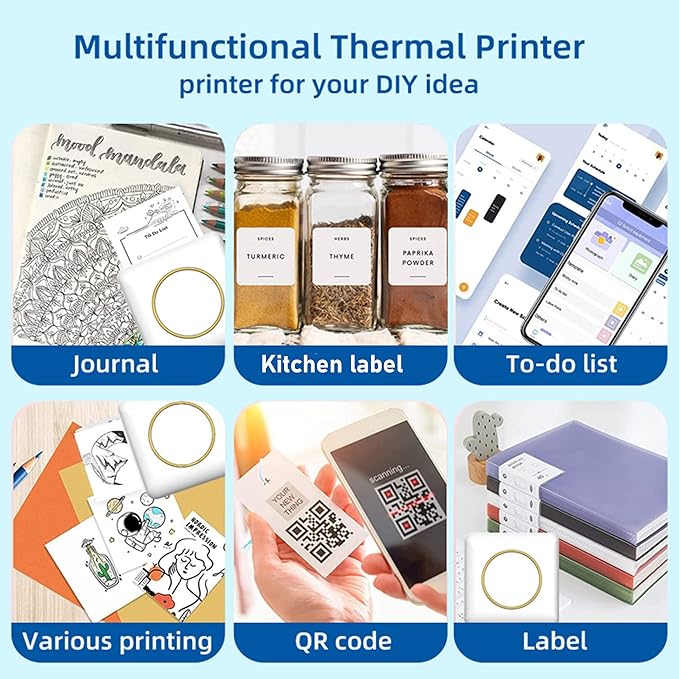 Portable Mini Pocket Thermal Printer